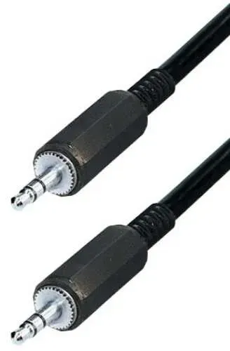 T.E.G. stereo verbindingskabel 2,5 mm 5 m male-male