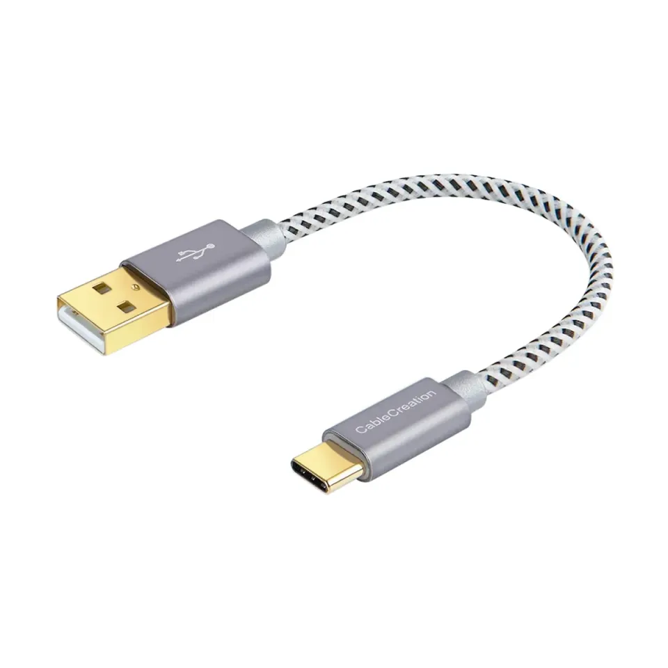 CableCreation USB-A naar USB-C kabel 0,15 m 3A