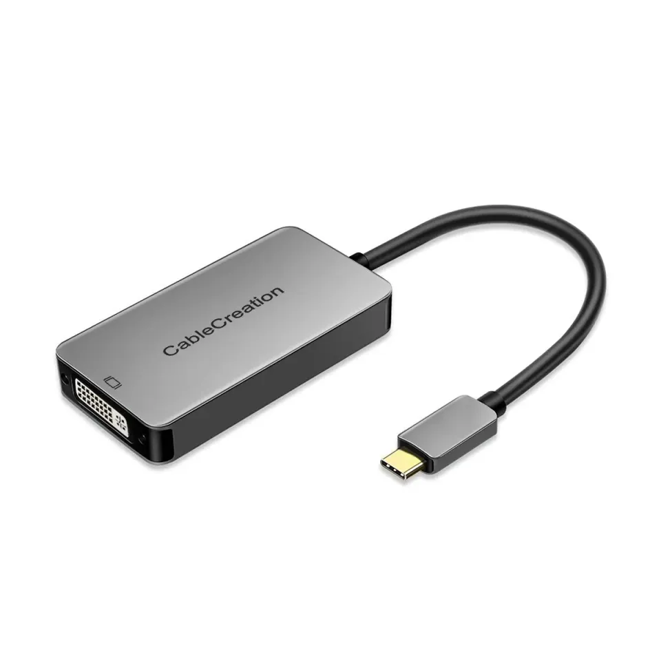 CableCreation USB-C naar DVI adapter dual link 2560x1600
