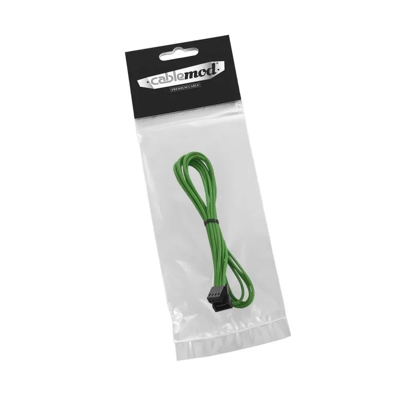 CableMod ModFlex 4-pin fan verlengkabel 60cm groen