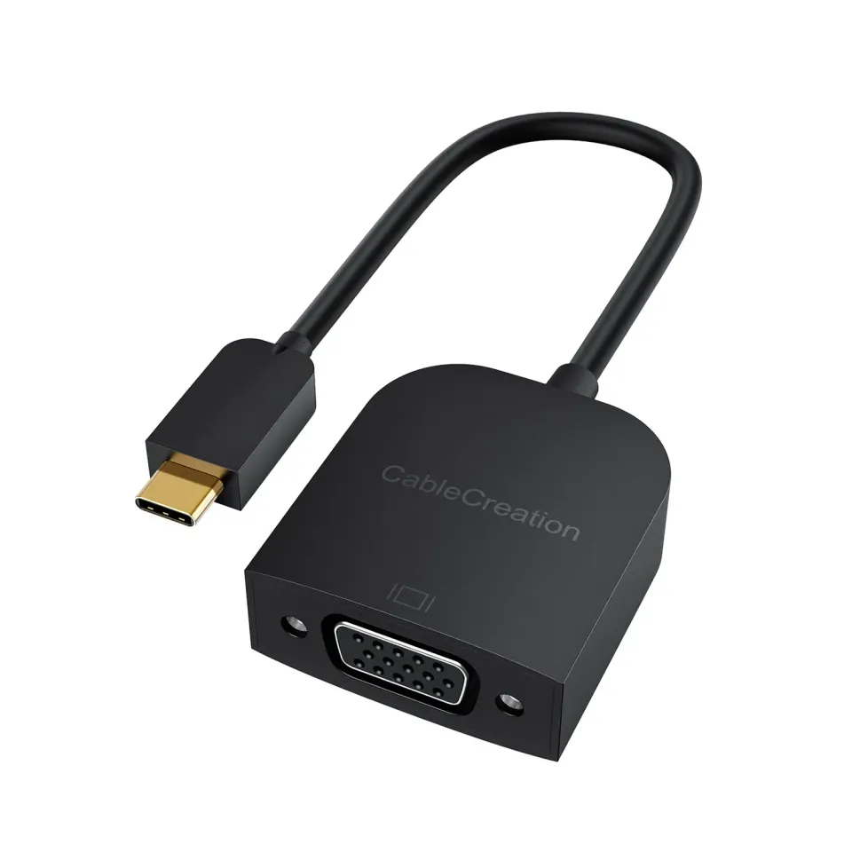 CableCreation USB-C naar VGA adapter 1080p 60Hz