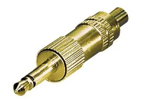 T.E.G. 3,5mm jackplug mono verguld per stuk