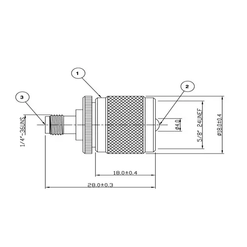 T.E.G. UHF SMA verloopadapter M/F coax adapter