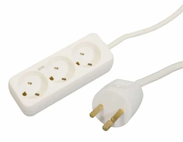 Microconnect GRUEDBM3H030 EDB contactdoos 3-voudig wit