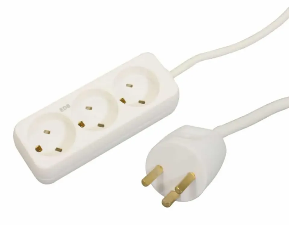 Microconnect GRUEDBM3H030 EDB contactdoos 3-voudig wit