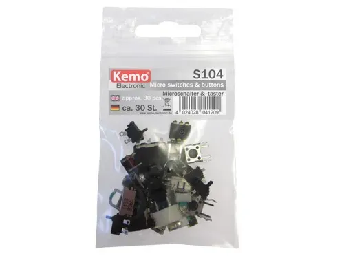 Kemo microswitch membraan assortiment ca. 30 stuks
