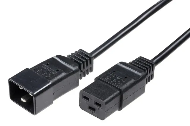 Microconnect C19-C20 verlengkabel 0,5m voor PDU UPS