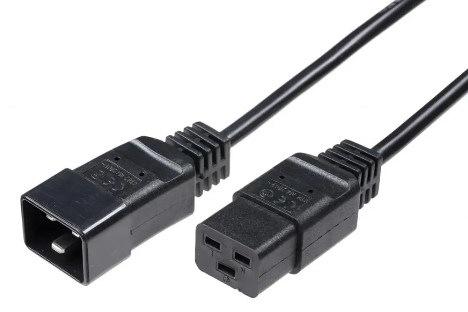 Microconnect C19-C20 verlengkabel 0,5m voor PDU UPS