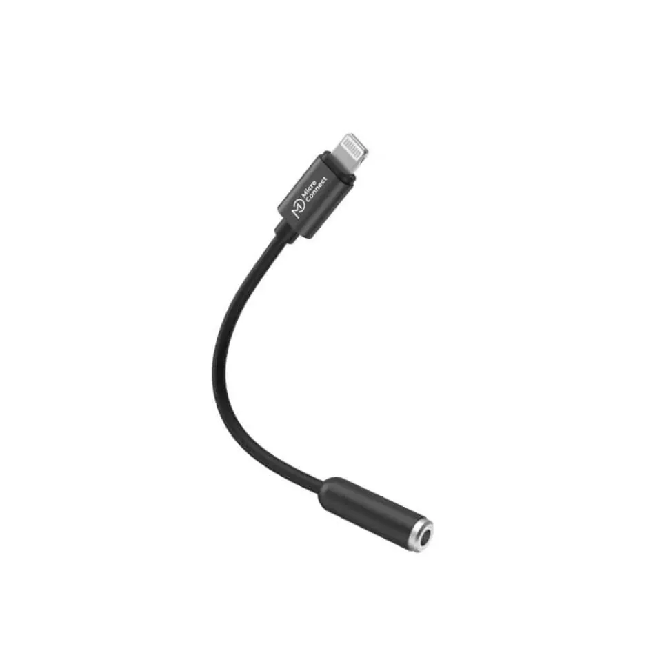 Microconnect Premium Lightning naar jack adapter 0,1m