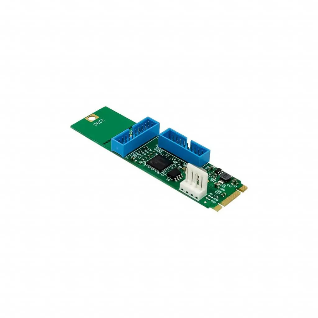 Microconnect NEC720201 USB 3.0 kaart M.2 4-poorts 5Gbps