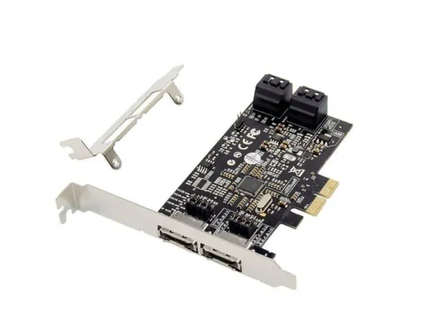 Microconnect 88SE9230 PCIe SATA raid controller kaart 6Gbps