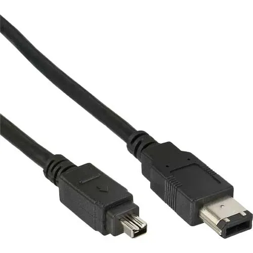 T.E.G. Firewire 1394 verloopkabel 4,5m 6-pin 4-pin