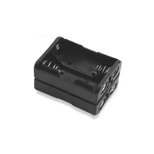 T.E.G. Batterijhouder 4x UM5 AAA drukknoop per stuk
