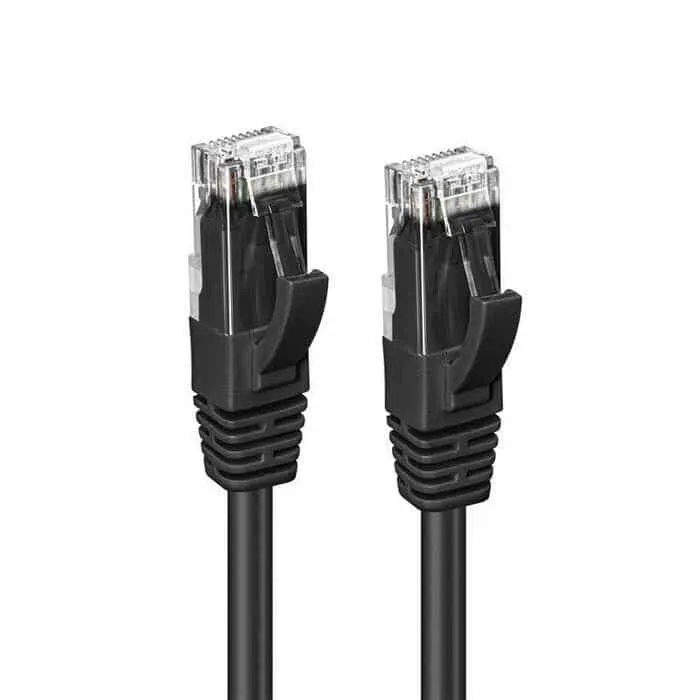 Microconnect CAT5e U/UTP netwerkkabel 2m zwart soepel