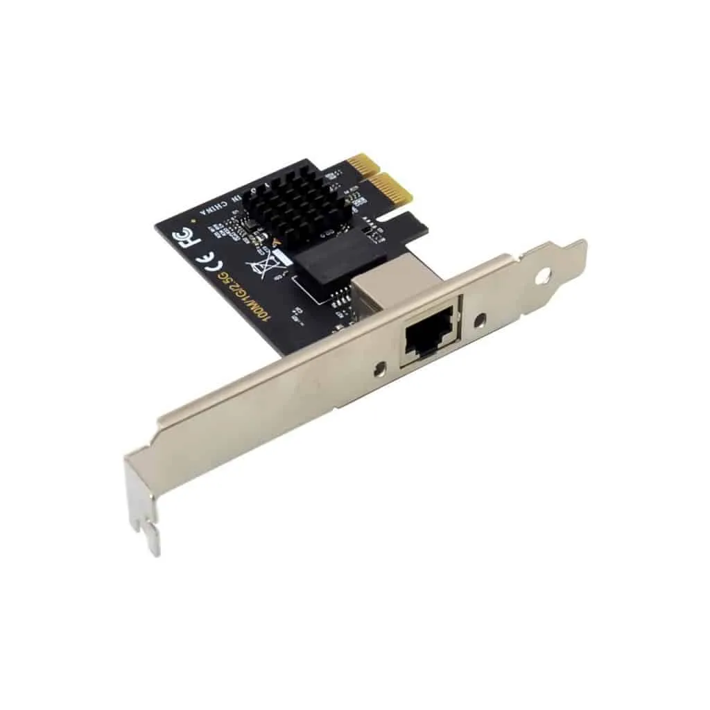 Microconnect RTL8125B netwerkkaart 2.5G PCIe x1 RJ45