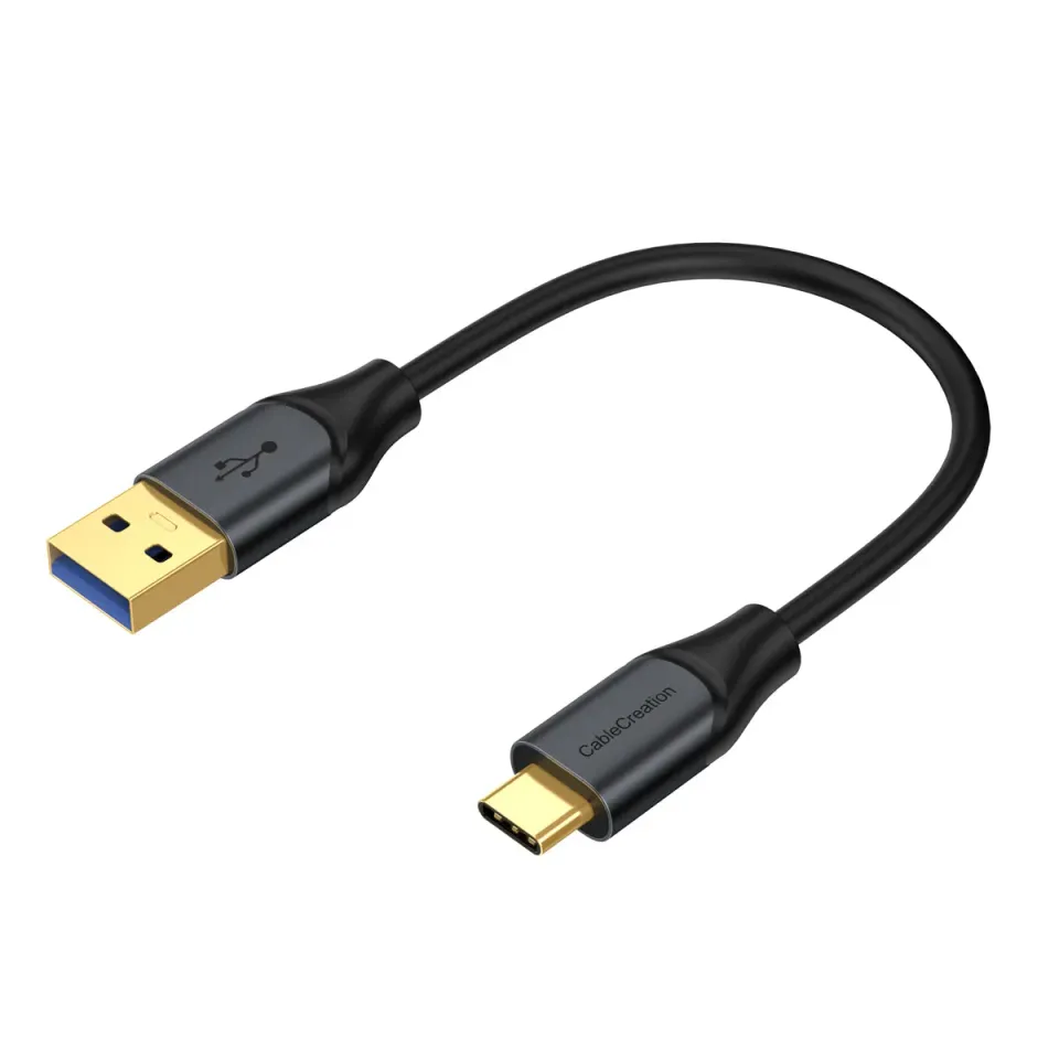 CableCreation USB A naar USB C kabel 0,5m 10Gbps 60W