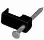 T.E.G. NYFAZ 3x5 mm spijkerzadel kabelclip zwart 100 stuks