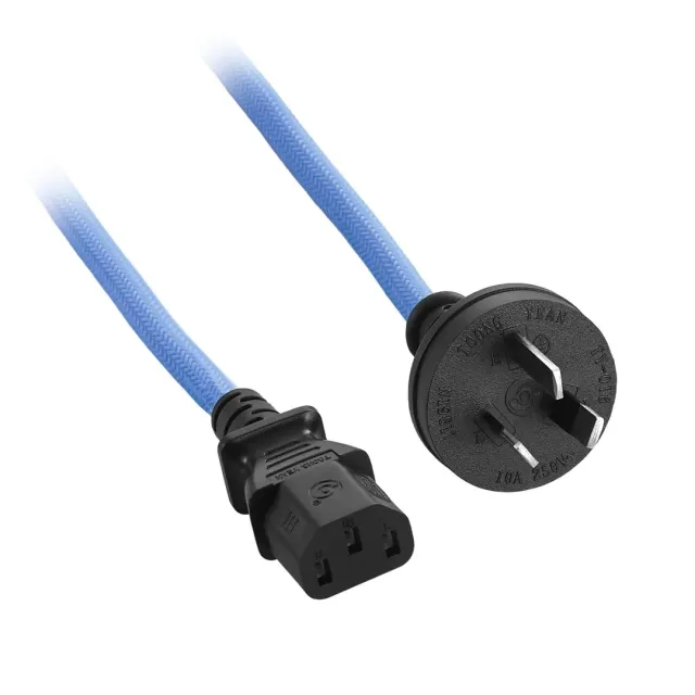 CableMod ModMesh C13 naar AU netsnoer 2m lichtblauw
