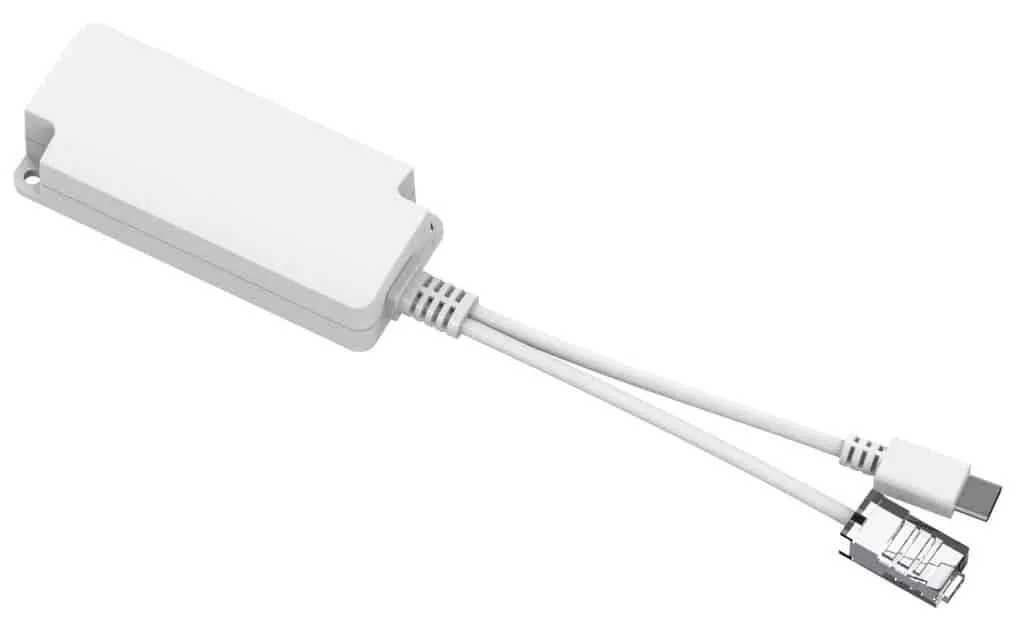 Microconnect MC-POESPLITTER-CW PoE splitter 5V USB-C