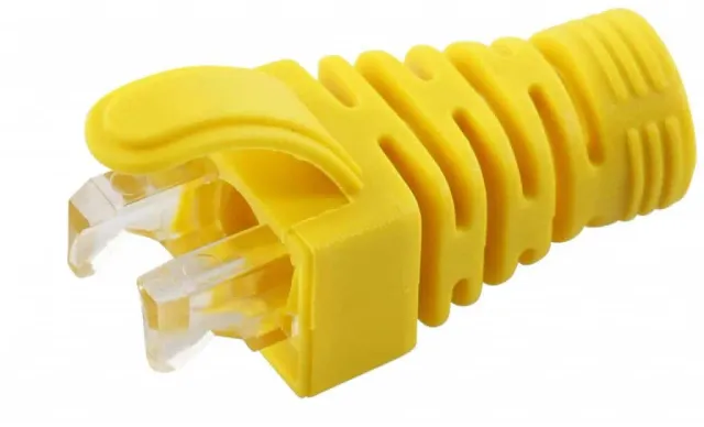 Microconnect trekontlasting knikbescherming geel 100 stuks