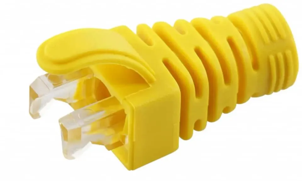 Microconnect trekontlasting knikbescherming geel 100 stuks