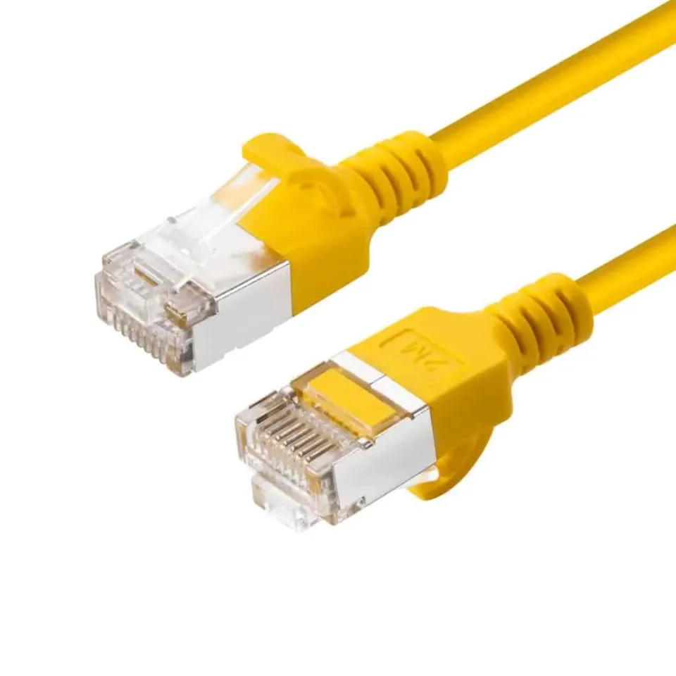 Microconnect CAT6A U-FTP Slim netwerkkabel 2m geel LSZH