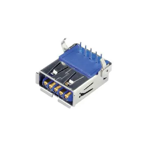 T.E.G. USB A chassisdeel haaks print 3.0 5 stuks