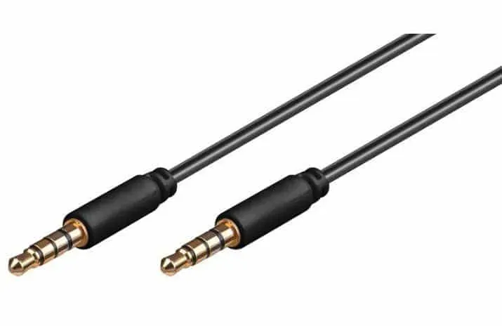 Microconnect 3,5mm minijack verlengkabel 0,5m stereo 4-polig