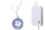 T.E.G. Emeli kerst led bol 20 cm daglicht wit