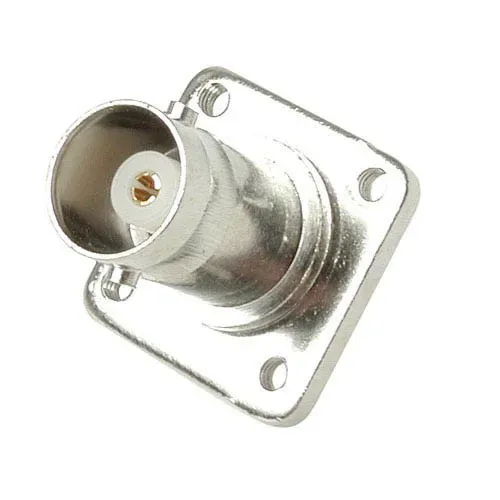 T.E.G. BNC chassisdeel 50 ohm vierkante flens