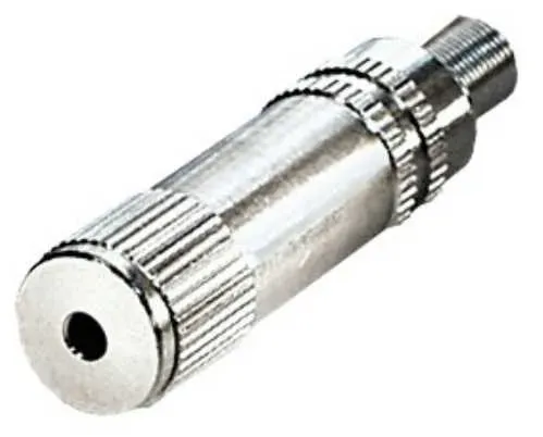 T.E.G. 2.5mm jack female stereo metaal met veer