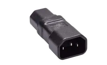 Microconnect C14 naar C15 verloopadapter zwart