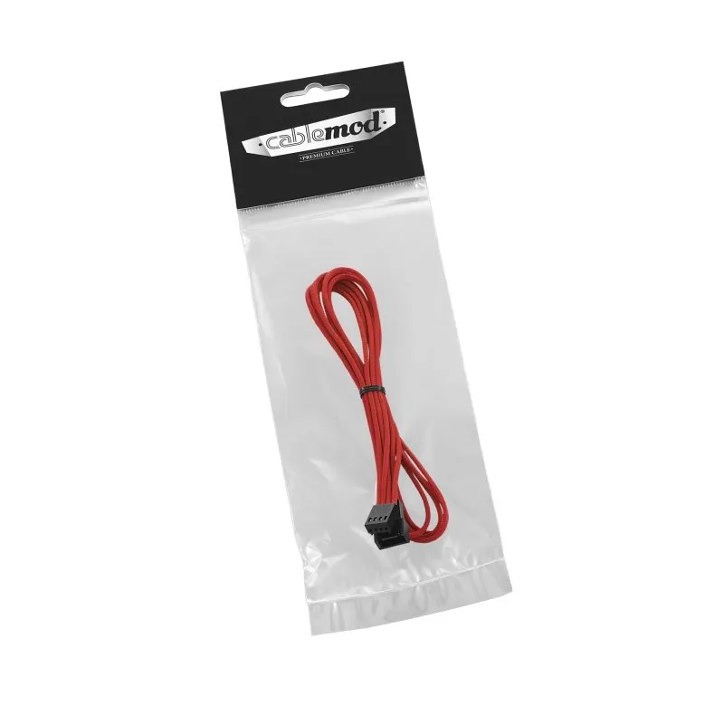 CableMod ModFlex 4-pin fan verlengkabel 60cm rood