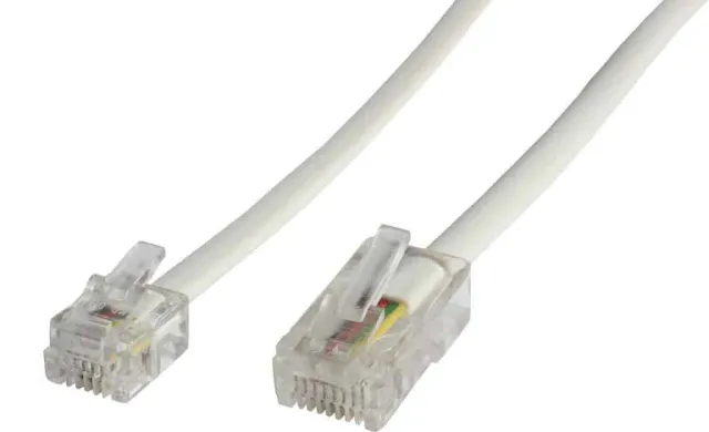 Microconnect MPK456 Telefoonkabel RJ11-RJ45 6m Wit