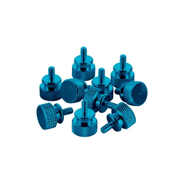 CableMod duimschroeven UNC 6-32 lichtblauw aluminium