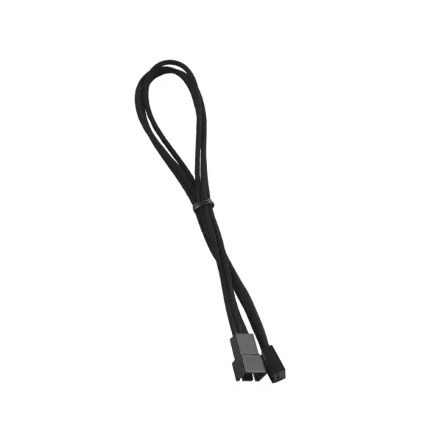 CableMod ModFlex 3-pin fan verlengkabel 30cm zwart
