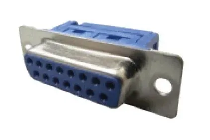 T.E.G. Sub-D female 15-polig connector bandkabel
