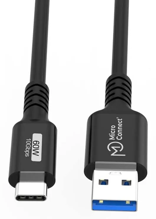 Microconnect Premium USB-C naar USB-A kabel 5m 60W