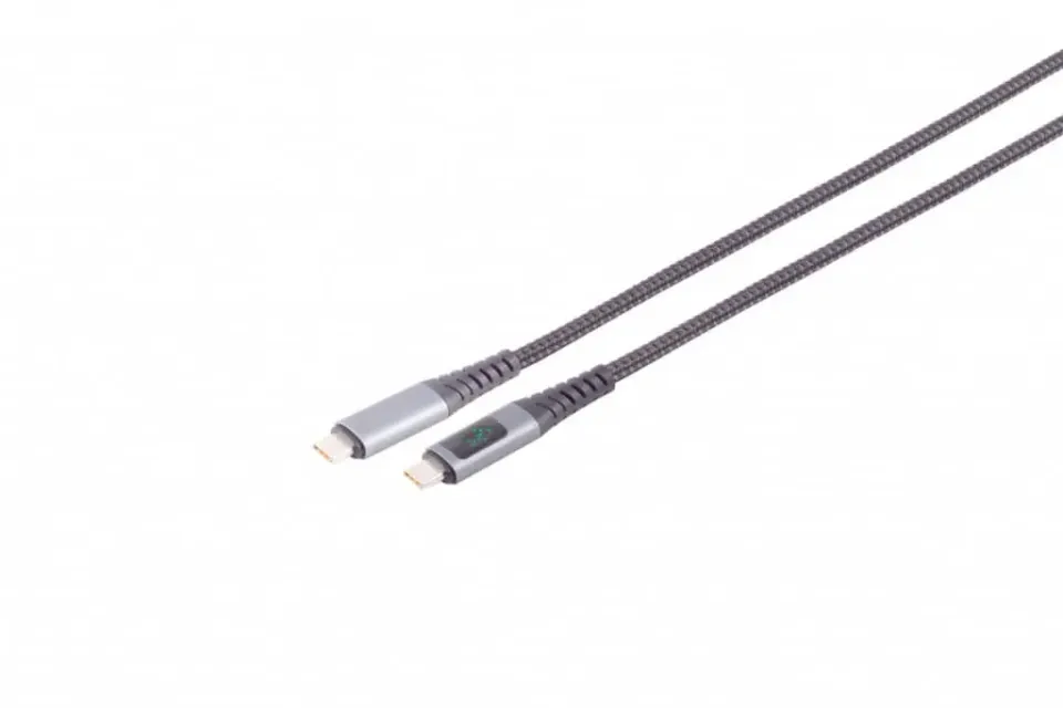 Microconnect USB-C kabel 1m 240W met display