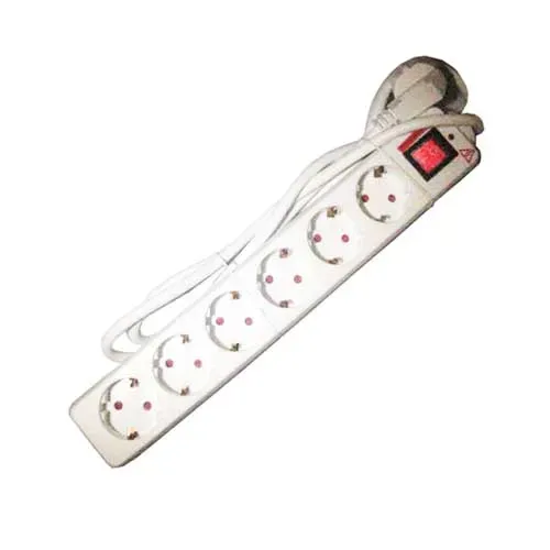T.E.G. contactdoos 6-voudig schakelaar overspanning 1,5 m