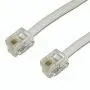 T.E.G. Modulair Aansluitsnoer 2x RJ11 Telefoonkabel 2m