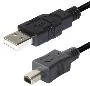 T.E.G. USB 2.0 kabel USB-A Mini-USB 1,8 m zwart