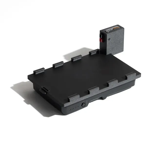IQwire Powrbloc Vagabond V-Mount adapter met P-Tap