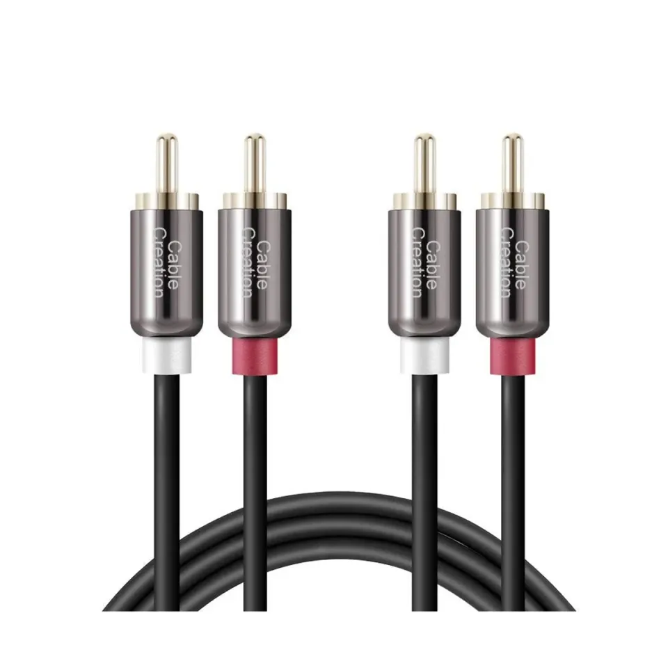 CableCreation 2RCA naar 2RCA audiokabel 3 meter stereo