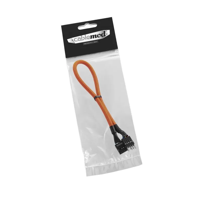 CableMod ModFlex audio verlengkabel 30cm oranje