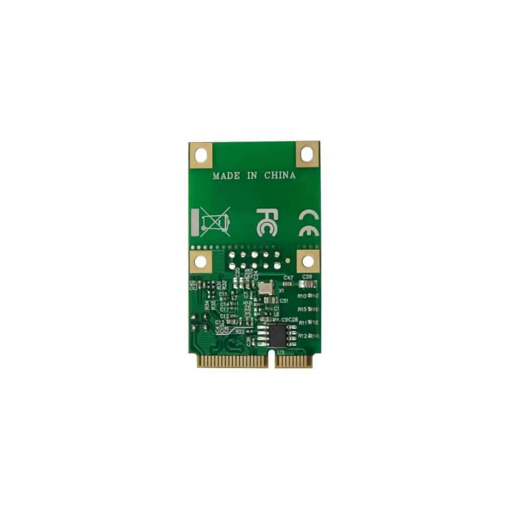 Microconnect MiniPCIe RTL8125B netwerkkaart 2.5G RJ45