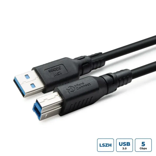 Microconnect ColorFlex USB 3.2 A-B kabel 2m LSZH
