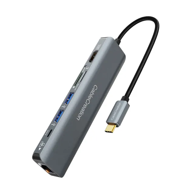 CableCreation USB-C 7-in-1 Hub 4K 100W Ethernet