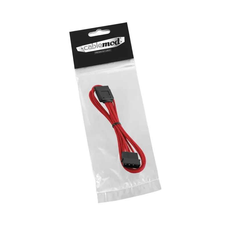 CableMod ModFlex Molex SATA stroomkabel 30cm rood