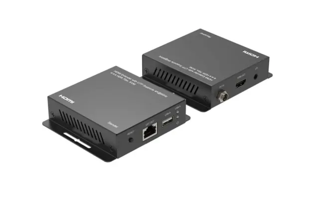 Microconnect HDMI extender 70m 4K KVM HDR splitter